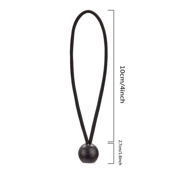 50 stk. Ball Bungee-snore Elastiske snore Strammere med bold til Aw