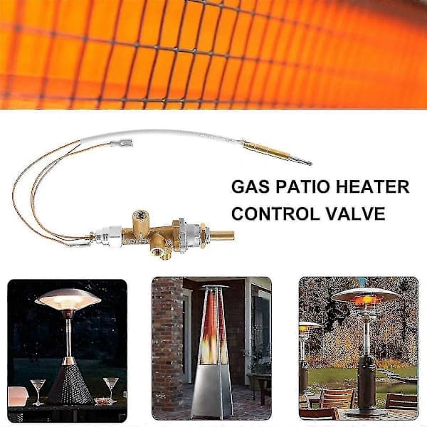 [CA] Gassvarmer Kontrollventil Termoelement Sensor Tippbryter Bryter Propan Ildsted Kontroll Sikkerhet