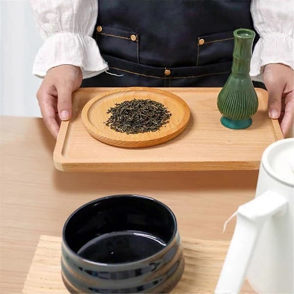 Traditionel Matcha Piskeris Genanvendelig PP Resin Matcha Piskeris Sort