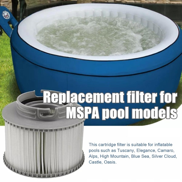 CASA Filter för MSpa uppblåsbara pooler FD2089 4-pack 4-pack