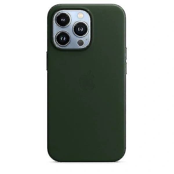 Læretui for iPhone 13 Pro Læretui med Magsafe Sequoia Grønn