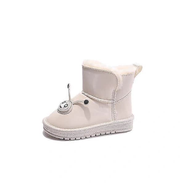 Vinterstövlar för barn med varmt foder och halkfri sula - Beige Beige 23