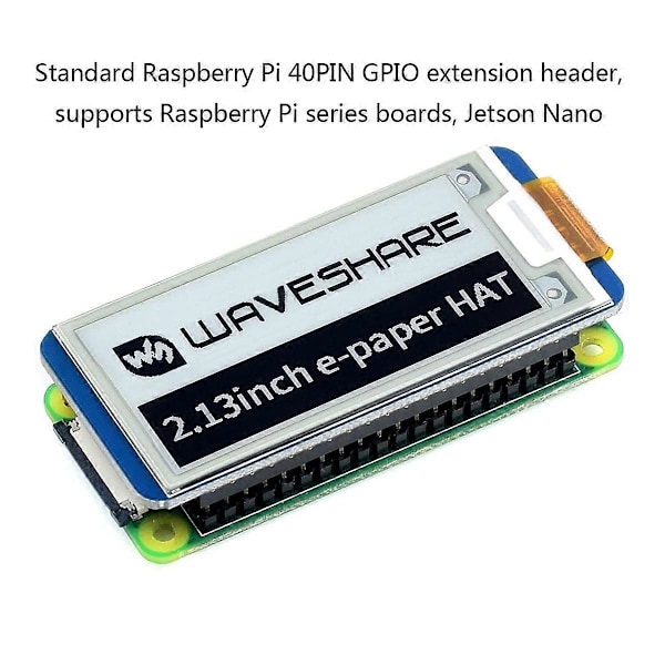 CASA 2.13-tommer E-Ink Display HAT, Sort, Hvid Tofarvet 250X122 Pixel E-Paper Skærm LCD til Raspberry P