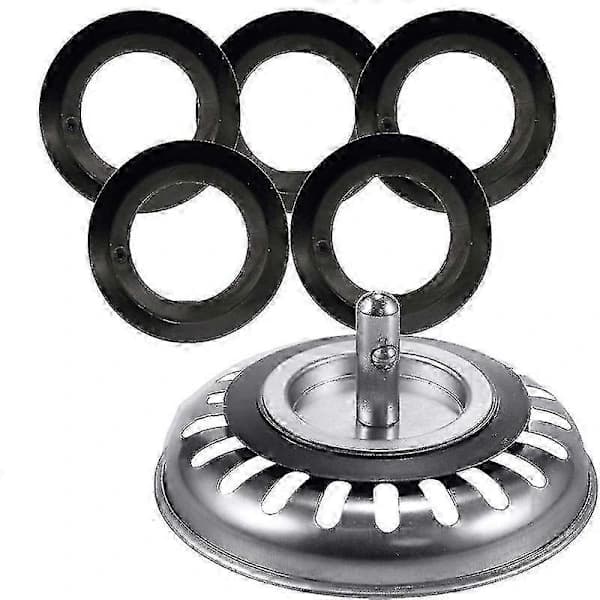 Gummipakninger for avløpssil 5-pakning