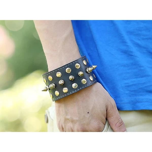 Rock Punk Läderarmband