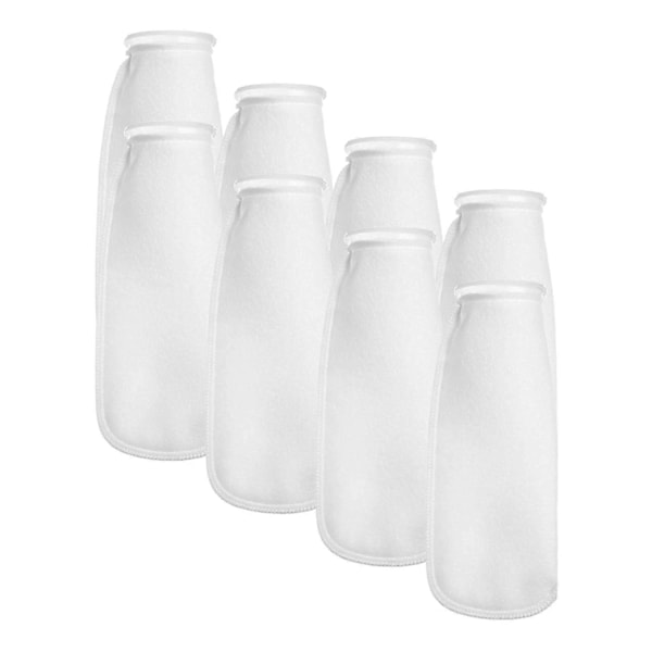 CASA 8-pack Filterstrumpor, 200 Mikrometer, för Akvarium/Saltvattensakvarium, Damm, för Sump/Överflöde