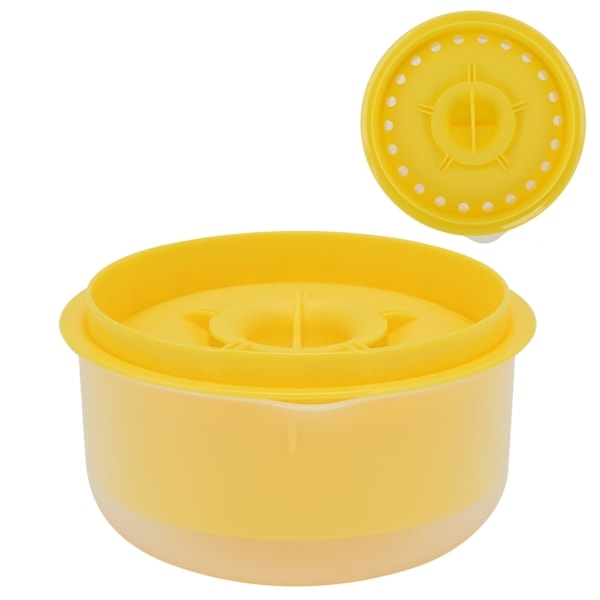 Egg Yolk Separator with Collection Base, Kitchen Gadget for Cooking/Baking, Safe and Durable Egg Separation, Multi-Hole Design