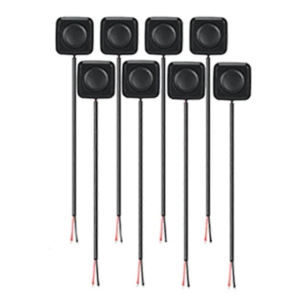 8 stk. 12V/24V Mini Momentan Knapstrømafbryder, Montering, Nem Installation til Elektroniske Eksperimenter