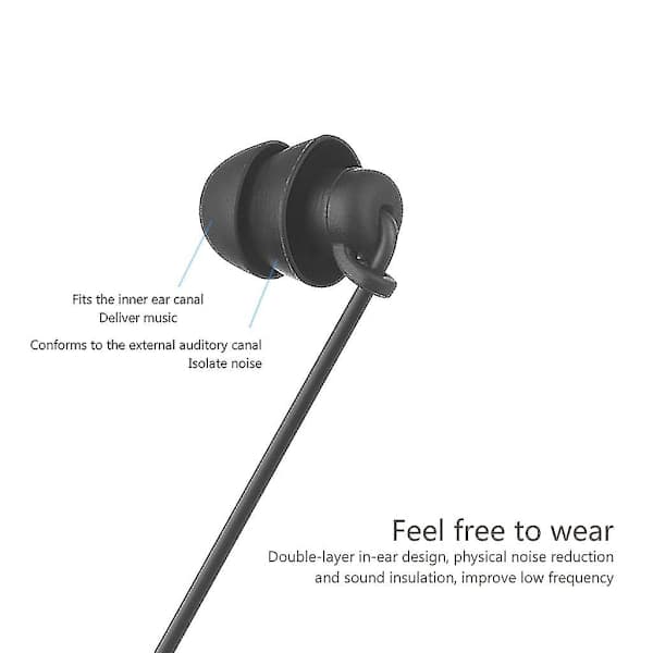 In-Ear Enkelt Silikon Ørepropp med 3,5 mm Lydforlengelse for Telefon