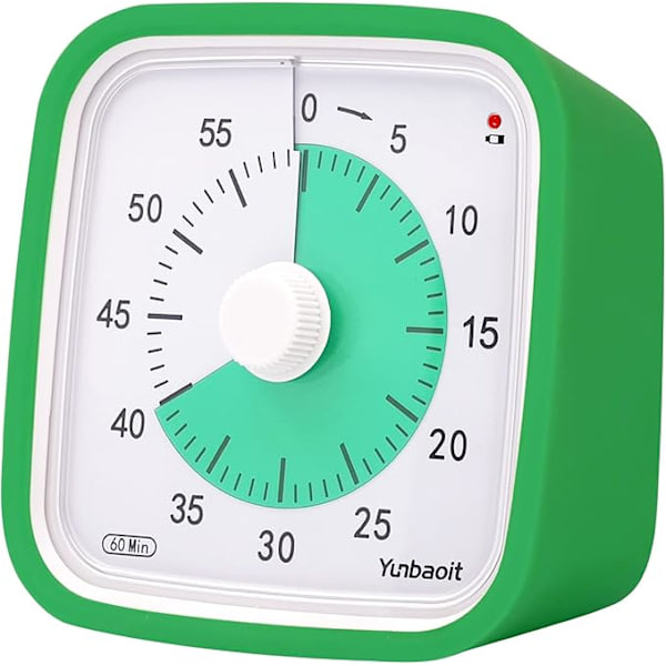 Visuell Timer 60min - klasseromsskole for barn green