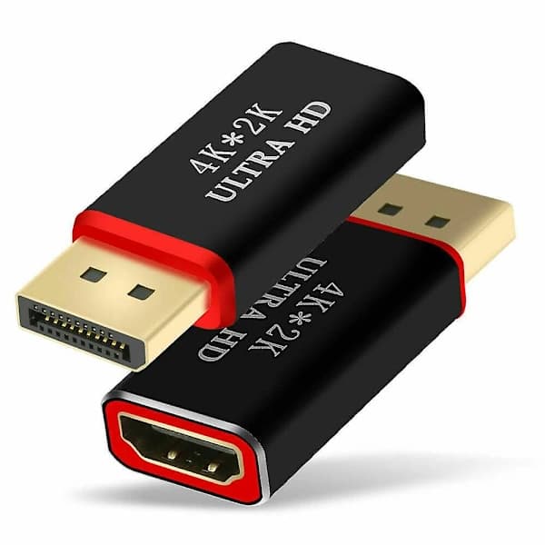 4K DisplayPort til HDMI Hun Adapter Konverter Displayport Dp til HDMI