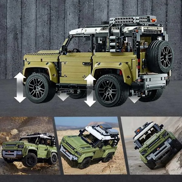 Tekniske Rover Defender Byggeklodser Sæt til Samlere Klassisk Off Road Bil 42110 Model Idéer Gaver til Dirt Bike Entusiaster L4827.Ca