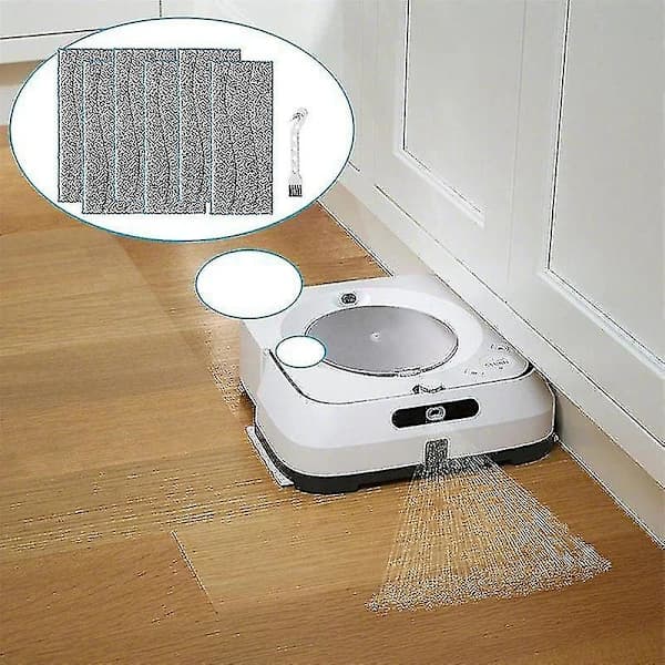 [CA] Udskiftelige Vaskbare Moppepuder til iRobot Braava Jet M6