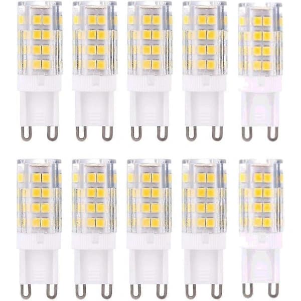 Varmvit G9 LED-lamppu 3000K 5W 10 kpl