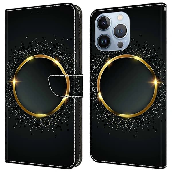 Suojaava nahkalompakkokotelo iPhone 14 Pro Maxille