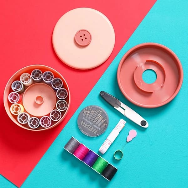 Mini Sykit -ompelutyökalusetti ROSA pinkki