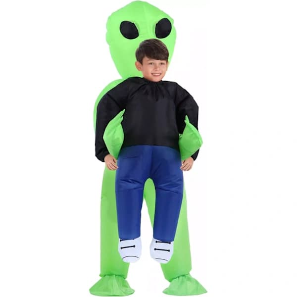 Oppblåsbar Alien-drakt for Halloween Cosplay