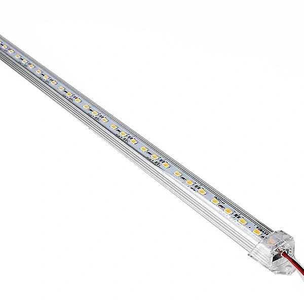 2 pcs DC 12V 50cm Aluminum Rigid LED Strip Bar Light (White)