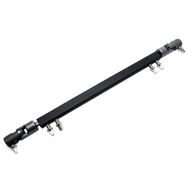Dobbelt stortrommepedal drivaksel stål stortrommepedal forbindelsesarm, sort