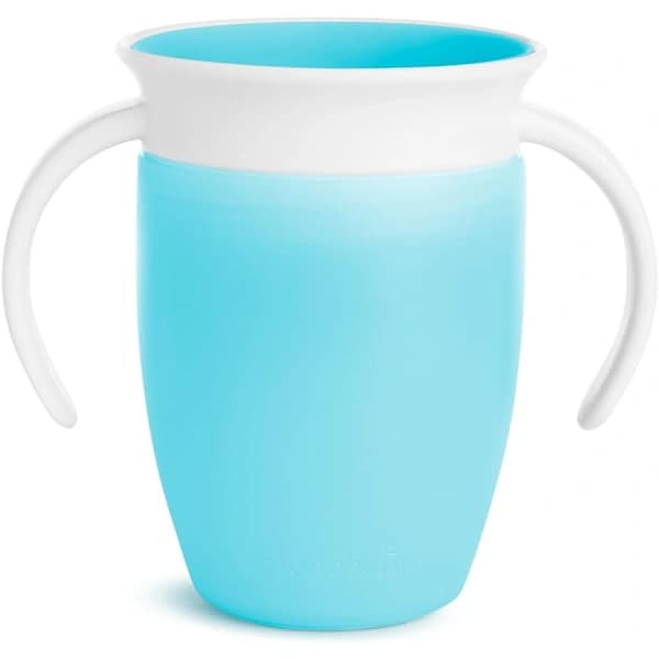 360 Sippy Cups 207 ml för 6+ Månader (2-Pack). Fri Flödesmugg för Småbarn. BPA-Fri Sippy Mugg