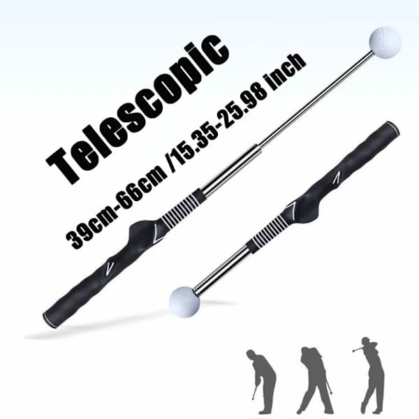 Golf Swing Trainer Teleskopiskt träningsgrepp Läromedel[ca]