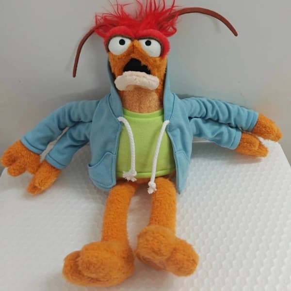 Pepe the King Prawn -pehmolelu/luova pehmolelu