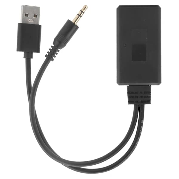 [CA] Bil Bluetooth 5.0 Sender Musikafspiller Lydadapter Stik 3.5mm AUX+5V/12V USB Port[JUN]