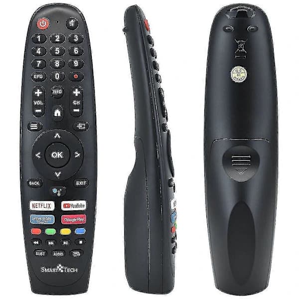[CA]B0btdxpw38 Fjernkontroll for Smart Tech Jvc TV med stemmeassistent