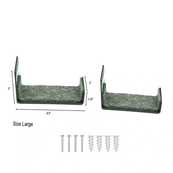 2 par Snowboard Vægmonteret Skateboard Display Rack 2 2 2[ca]