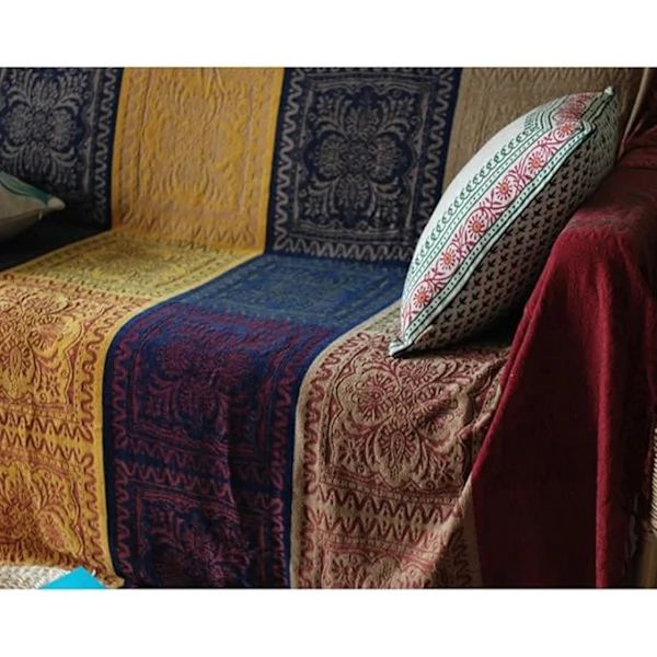 [CA] Strikket teppe, sofateppe, sengeteppe og pledd 150*190CM
