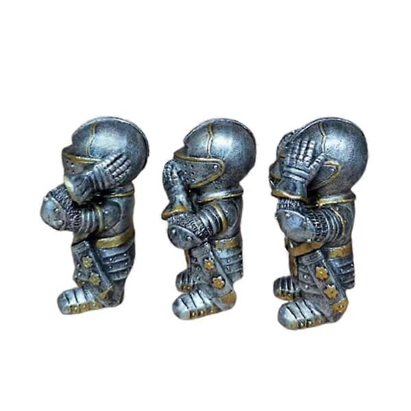 Harts Krigar Skulptur 15cm 2-pak Havepynt