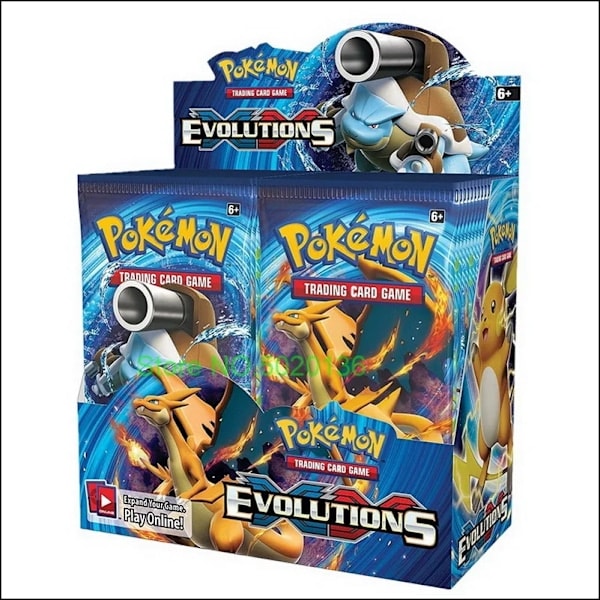 Pokémon TCG: XY Evolutions Förseglad Booster Battle Academy Utan Box Battle Academy NoBox