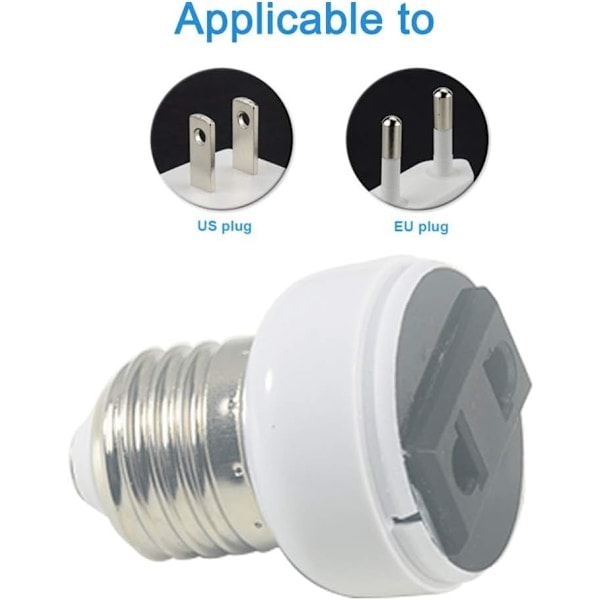 E27 E27 lampeholder, E27 sokkeladapter, lampeholdertilbehør, v