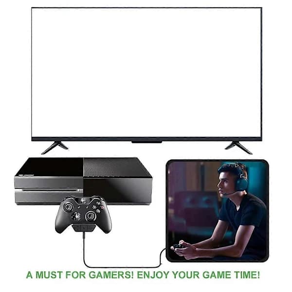 Stereo Headset Adapter för Xbox One och Xbox Series X S Handkontroll - för Xbox One och Xbox Series X