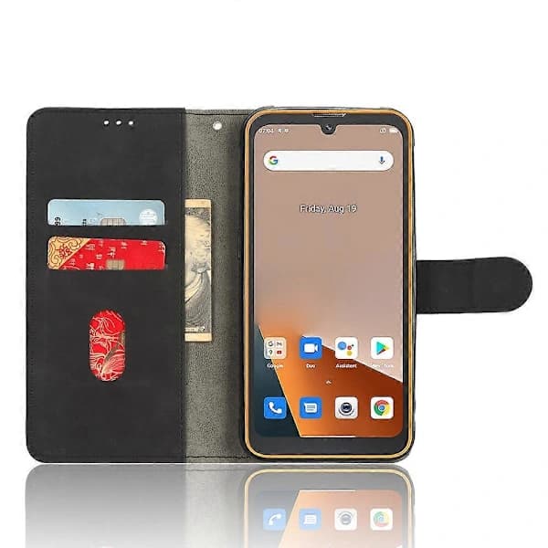 Til Blackview BV5200 Hudfølelse Magnetisk Flip Læder Telefonetui
