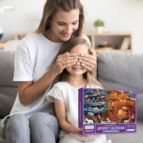 CASA Julkalenderpussel, adventskalender 2024, kreativa julstrumpor