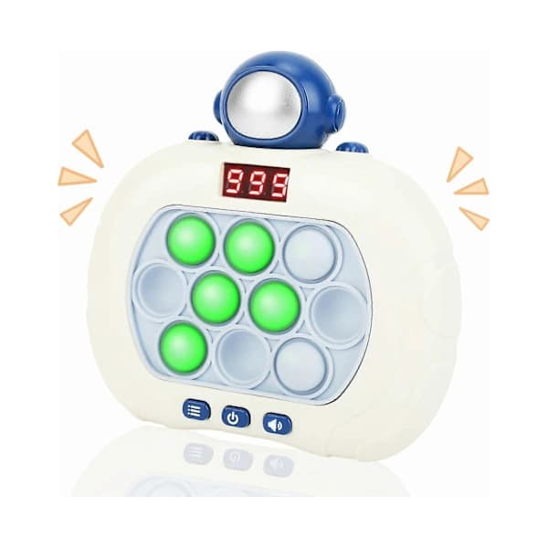 Quick Push Pop-spill Hurtig Push Bubble-spillkonsoll Pop-spill Fidget Leker Lysende Pop-spill for Barn, Bursdagsgave