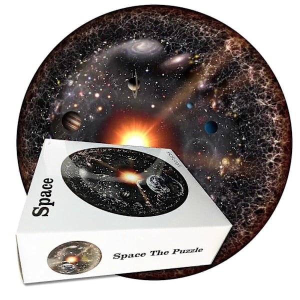 Rompuslespill Universum Puslespill Rund Puslespill Serie Voksenpuslespill 1000 biter [D]