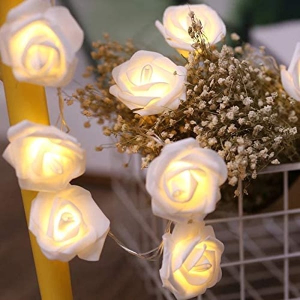 20 LED-slingor för jul- eller festdekoration inomhus