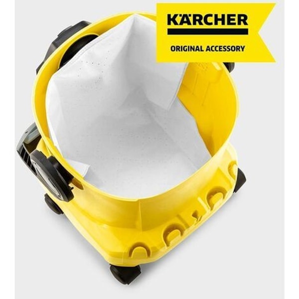 Kärcher-pölynimuripussit puuvillaa monitoimi-imureille WD 4, WD 5, WD 6, WD 4290 KLB