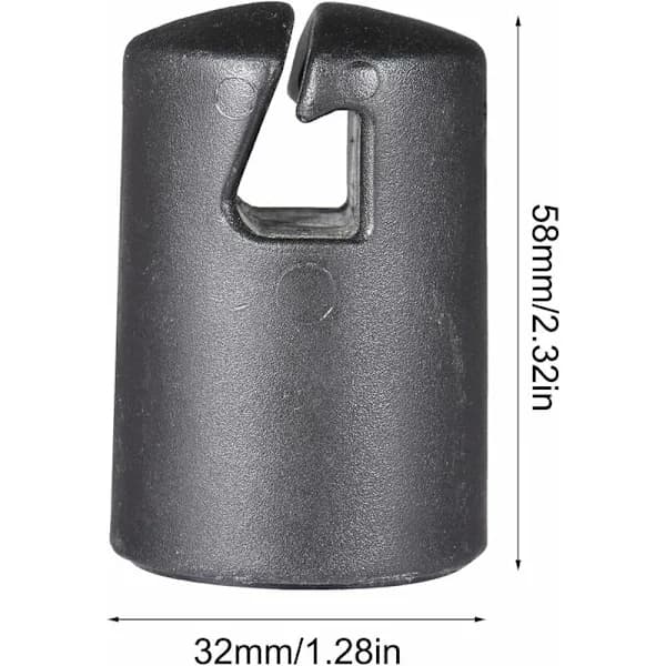 6-pack studsmattestångsskydd, 1,25 \" diameter, för platt stålplåt