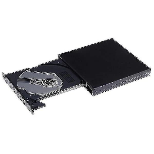 USB 2.0 Ekstern CD/DVD-afspiller Sort
