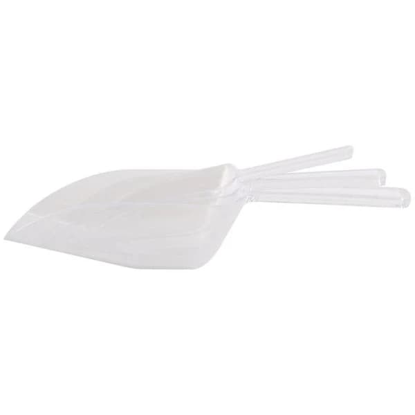 3-delt pallis-is-skrapeformet plastskuffe - Transparent