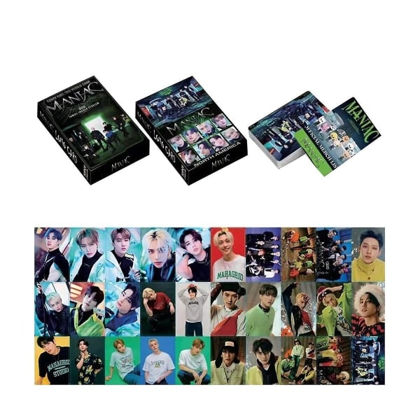 5 Pack/150 st Stray Kids Fotocards Kpop Lomo-kort Gratulationskort