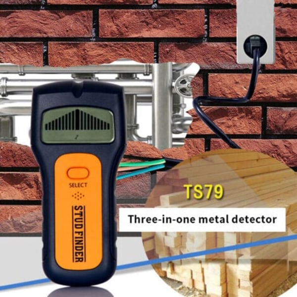 Ulisem ST79 – kabeldetektor, detektor til vægtrådsdybde, digital metaldetektor, bærbar vægscanner.ca