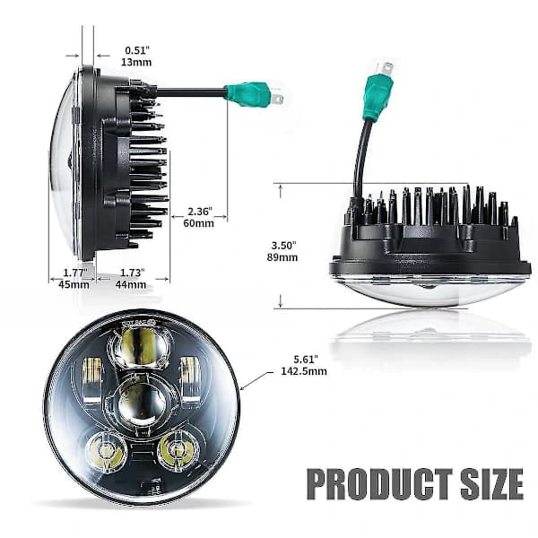 LED-frontlykt for Harley Davidson Nightster Motorsykkel [ca]