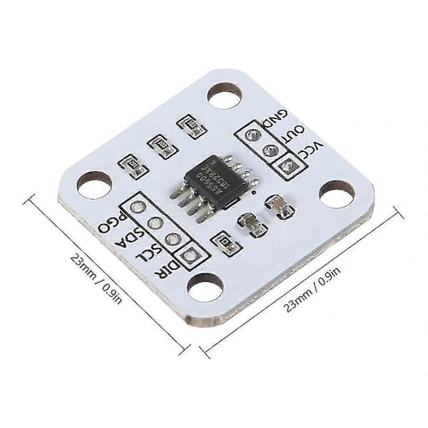 4 stk As5600 Magnetisk Encoder Magnetisk Induksjonsvinkelmålingssensor Modul 12bit Høy Presisjon