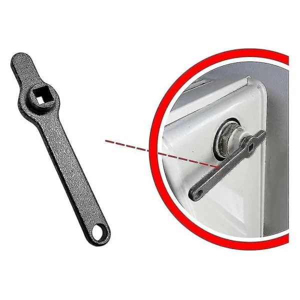 Udluftningsnøgle, varmeventilnøgle, firkantnøgle, radiatorventilgreb