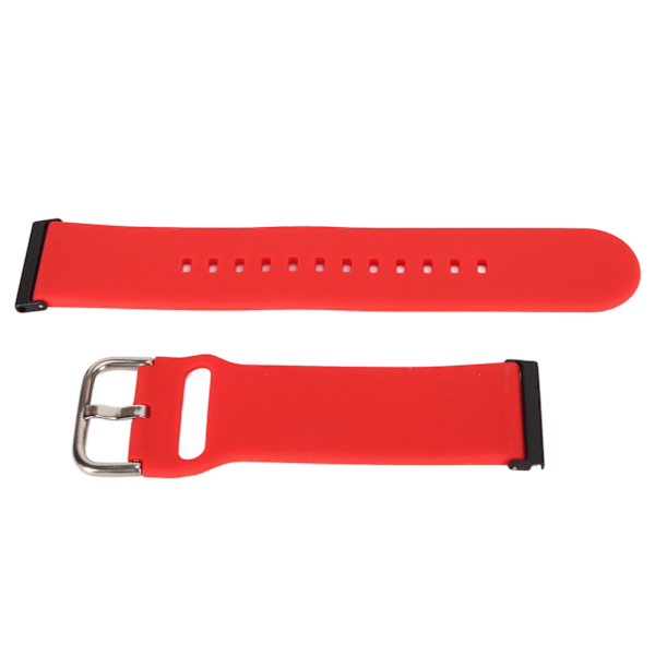 Silikon Smartwatch Armband Justerbart Ersättningsarmband Tillbehör för Suunto7 Röd