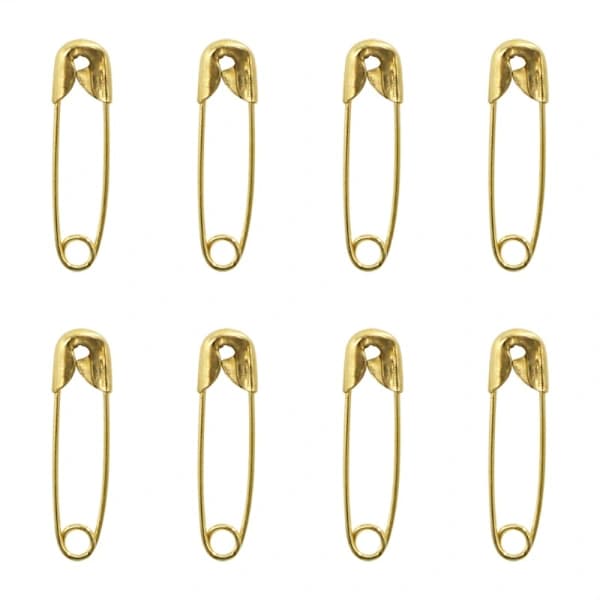 500 stk Sikkerhetsnåler Assorterte Mini Klesklyper